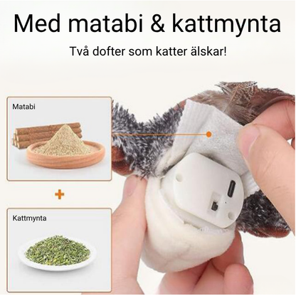 KVITTRA - Interaktiv fågel för katt