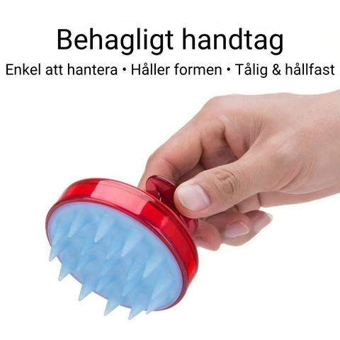 CABELLA- Silikonborste för hårbottenmassage