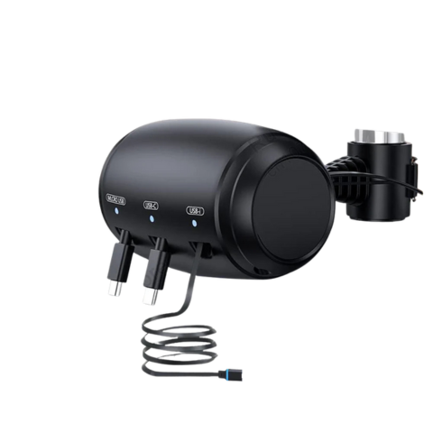 ACCORD - 3-i-1 indragbar laddstation för baksätet i bilen