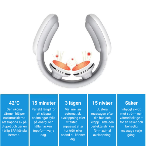 LINDRA - Trådlös nackmassager