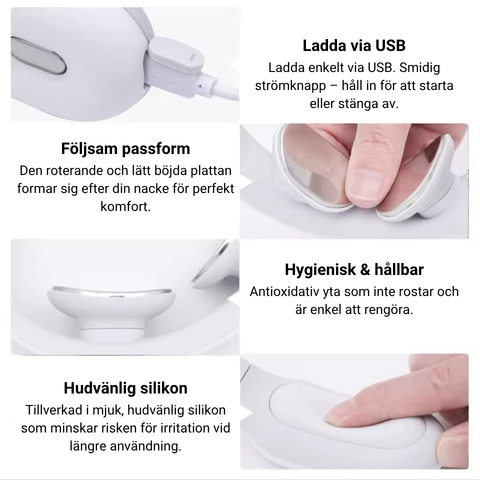 LINDRA - Trådlös nackmassager