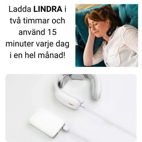 LINDRA - Trådlös nackmassager